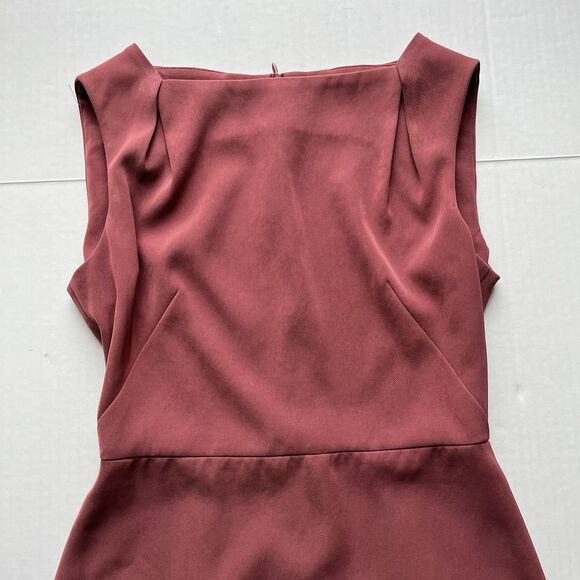 MM. Lafleur Sz 4 Ryann Sheath Dress Sleeveless Mid Above Knee Career Work Dress - Picture 4 of 15